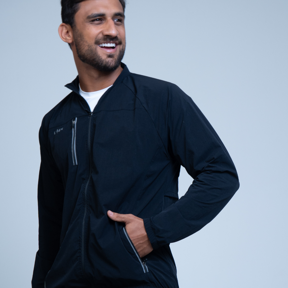 Jaqueta Masculina Corta-Vento Refletiva Adaptiv - Lissen Pro
