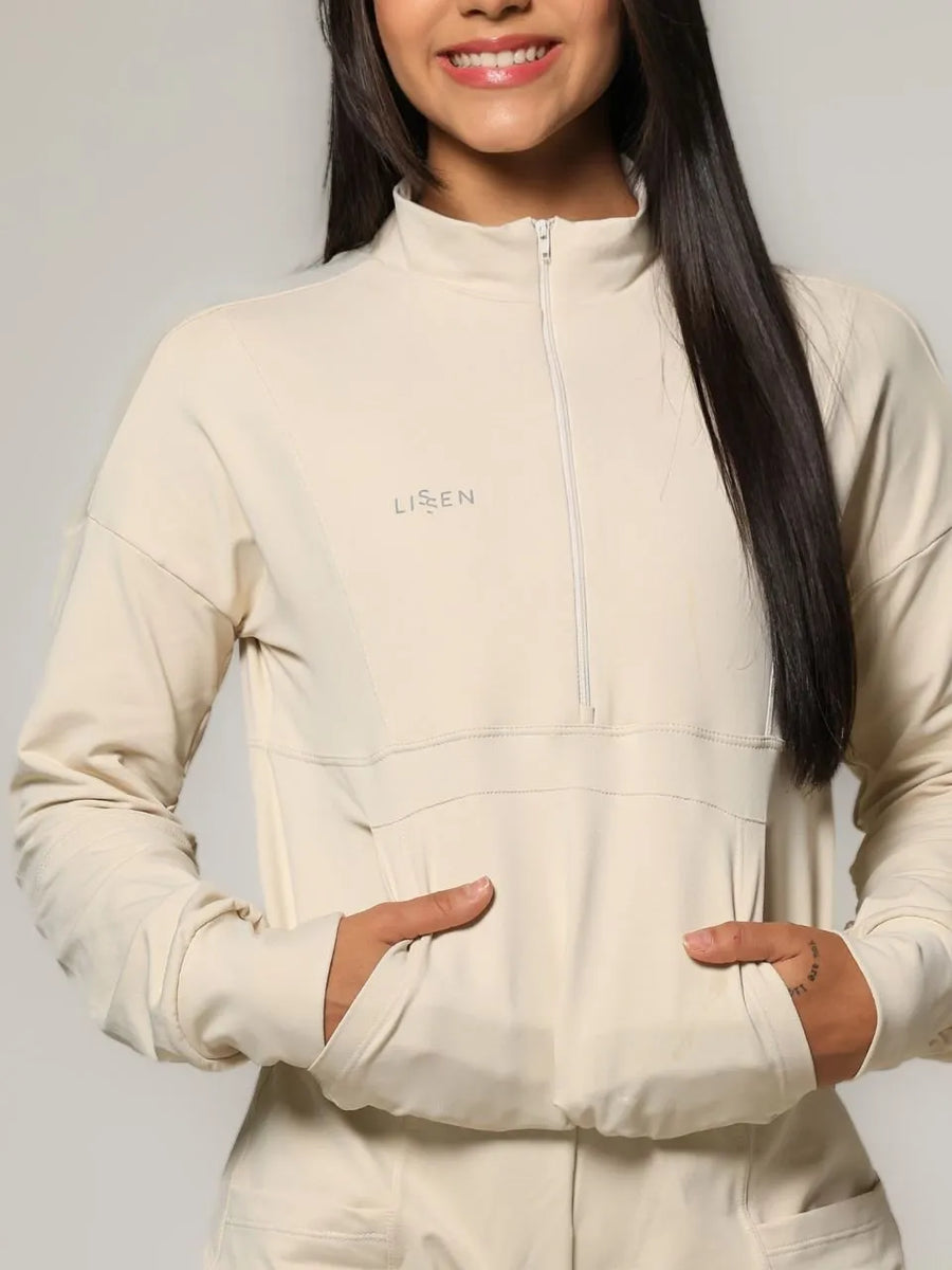 Jaqueta Feminina Comfy com Regulador