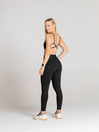 Legging Cós Alto 2 Bolsos Laterais – Malha Dupla