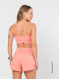 Short com Bermuda Interna com Bolsos Laterais - La Dolce Vita