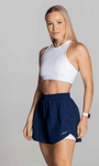 Short soltinho de tactel com bermuda interna e bolso