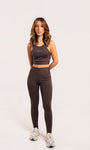 Legging Cós Alto com Bolsos Laterais