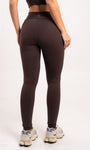 Legging Cós Alto com Bolsos Laterais