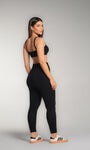 Legging Feminina Inside com Bolsos e Recortes