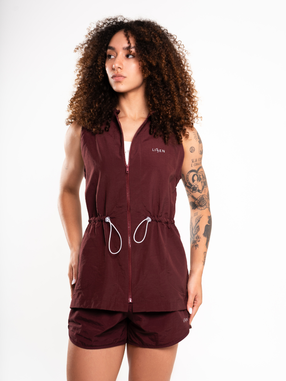 Colete Feminino Acinturado – Tactel