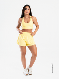 Short com Bermuda Interna com Bolsos Laterais - La Dolce Vita