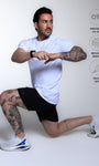 Camiseta masculina manga curta Proteção UV