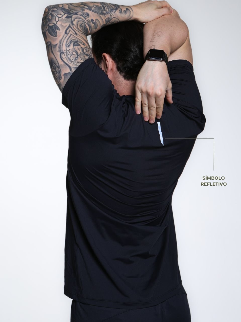 Camiseta masculina manga curta Proteção UV