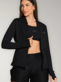 Jaqueta Feminina Inside com Bolso e Dedal