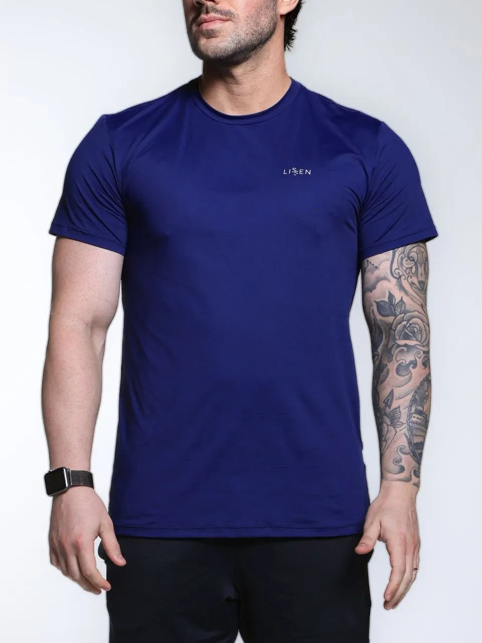 Camiseta masculina manga curta Proteção UV