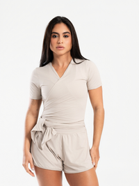 Blusa Feminina Transpasse Manga Curta – La Dolce Vita