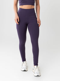 Legging Cós Alto 2 Bolsos Laterais – Malha Dupla