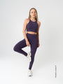 Legging Cós Alto com Bolsos Laterais