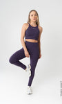 Legging Cós Alto com Bolsos Laterais