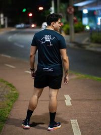Blusa manga curta "Cala a boca e Corre" Assessoria Villarinho