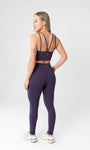Legging Cós Alto com Bolsos Laterais