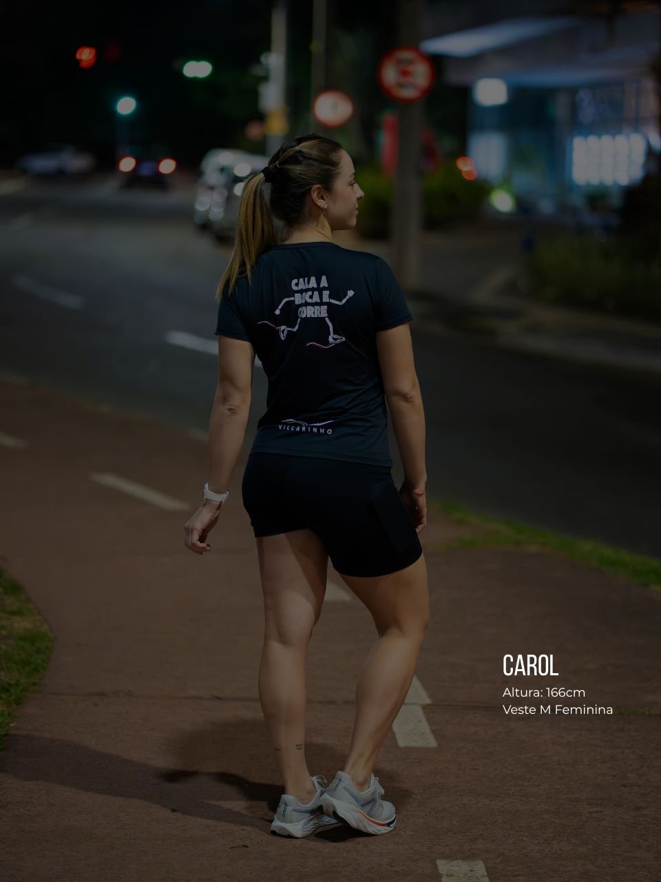 Blusa manga curta "Cala a boca e Corre" Assessoria Villarinho