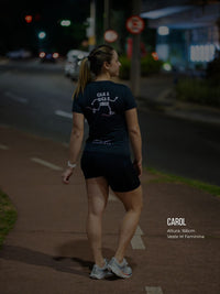 Blusa manga curta "Cala a boca e Corre" Assessoria Villarinho