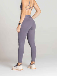 Legging Cós Alto 2 Bolsos Laterais – Malha Dupla