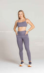 Legging Cós Alto com Bolsos Laterais