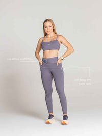 Legging Cós Alto 2 Bolsos Laterais – Malha Dupla