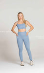Legging Cós Alto com Bolsos Laterais