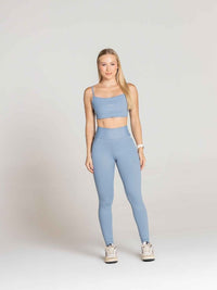 Legging Cós Alto 2 Bolsos Laterais – Malha Dupla
