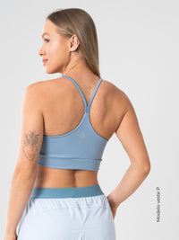 Top Nadador Feminino Alça Cruzada