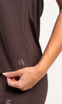 Blusa Feminina Manga 2/4 Proteção UV50+ Slim com Secagem Rápida