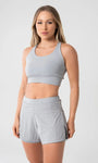Short Feminino com Bermuda Interna e Bolsos