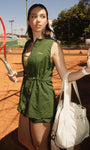Short soltinho de tactel com bermuda interna e bolso