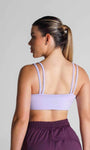 Top fitness franzido alça fina dulpa