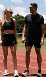 Short Feminino com Bermuda Interna e Bolsos