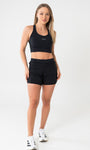 Short Feminino com Bermuda Interna e Bolsos