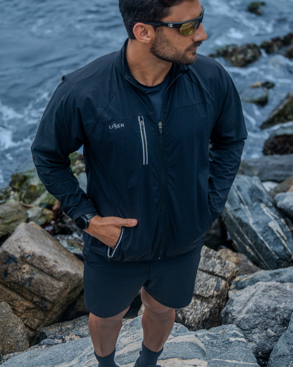 Jaqueta Masculina Corta-Vento Refletiva Adaptiv - Lissen Pro