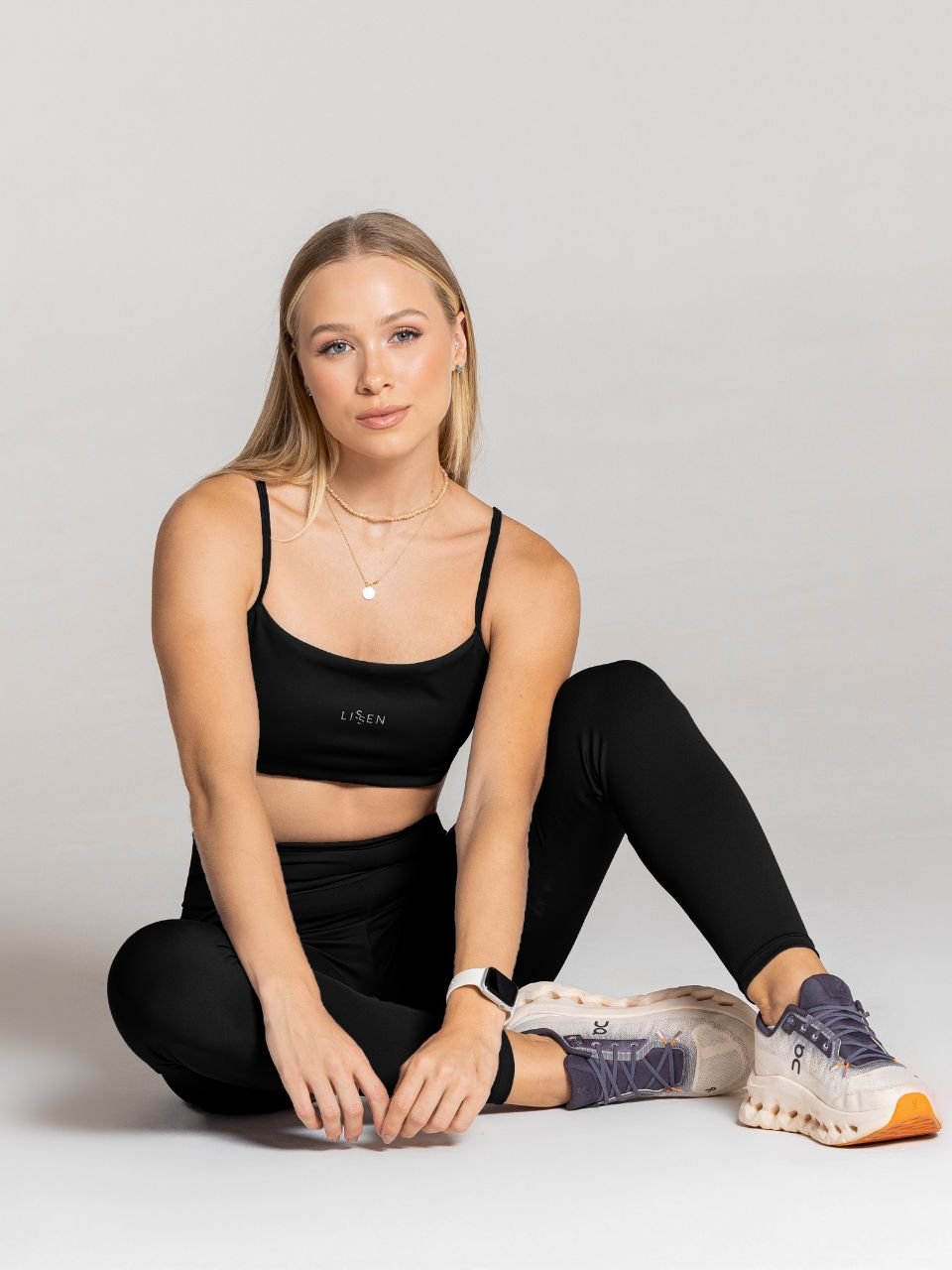 Legging Cós Alto com Bolsos Laterais