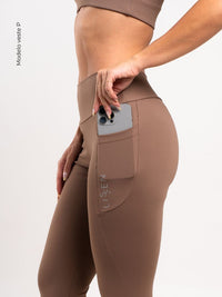 Legging Cós Alto 2 Bolsos Laterais – Malha Dupla