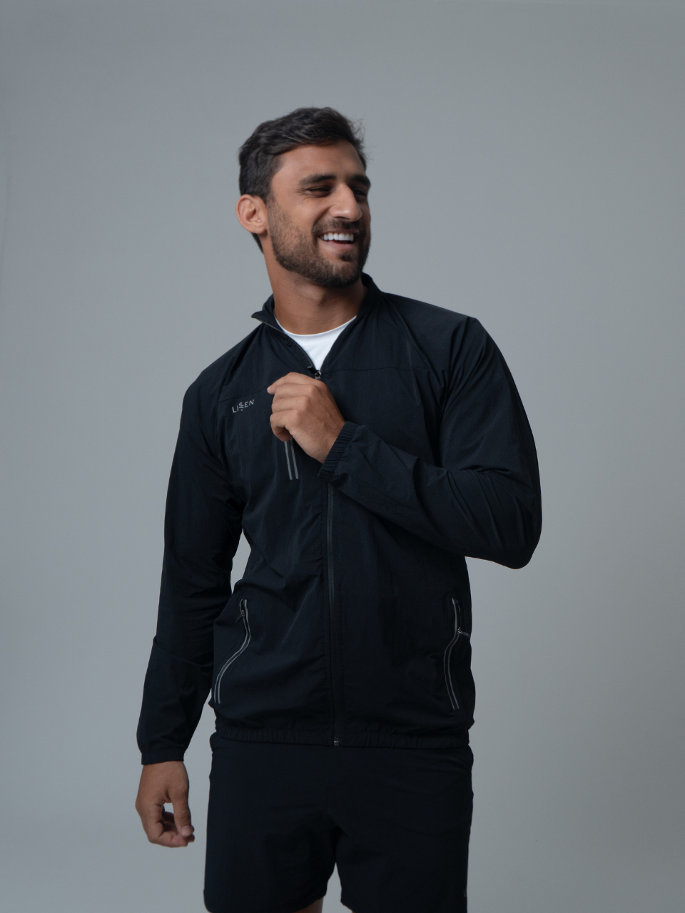 Jaqueta Masculina Corta-Vento Refletiva Adaptiv - Lissen Pro