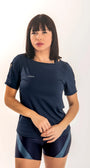 Blusa com manga antiodor proteção UV 50+ e detalhes em gota