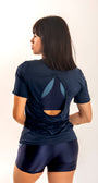 Blusa com manga antiodor proteção UV 50+ e detalhes em gota