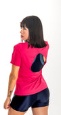 Blusa com manga antiodor proteção UV 50+ e detalhes em gota
