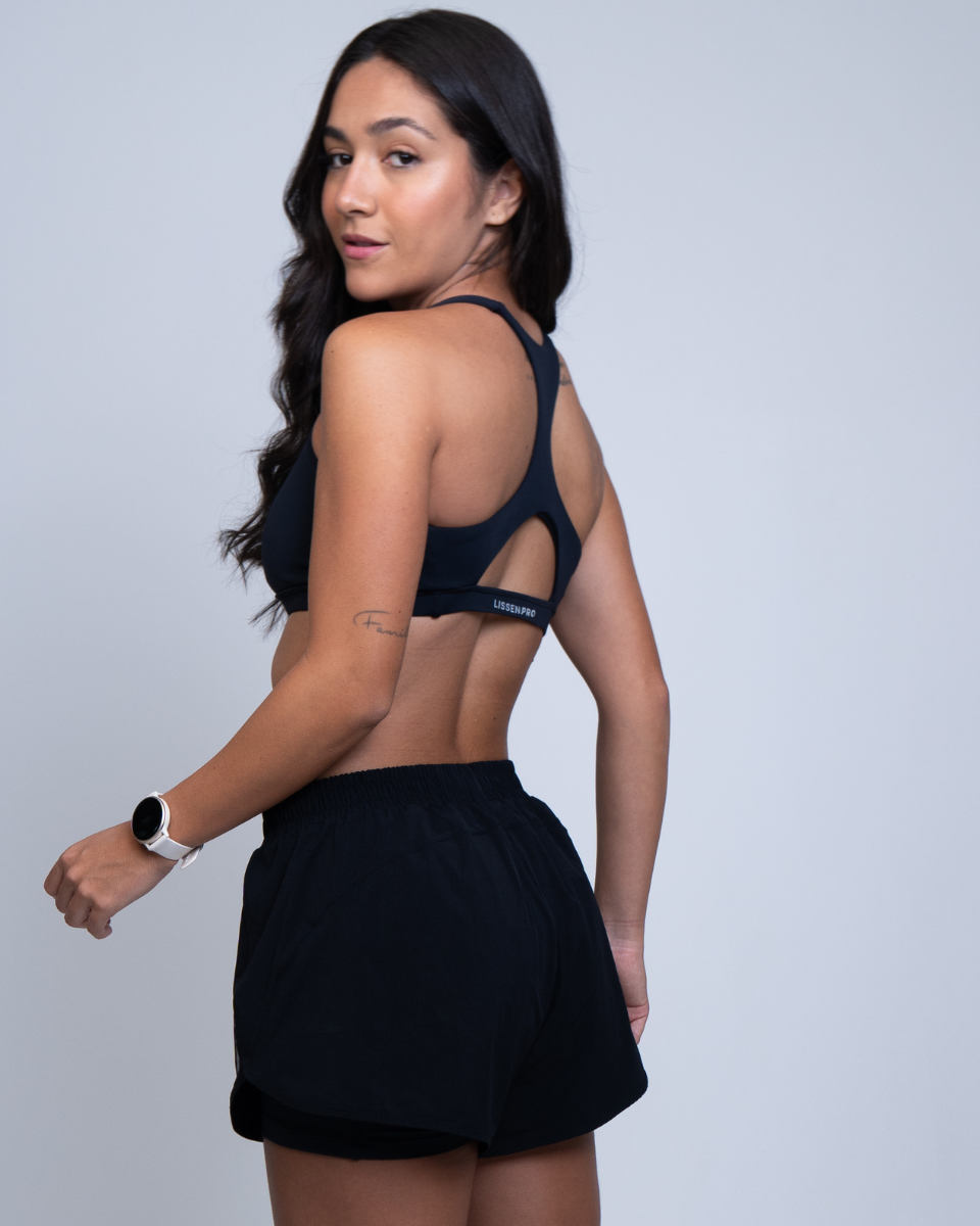 Short Feminino Performance com Bermuda Interna Adaptiv - Lissen Pro