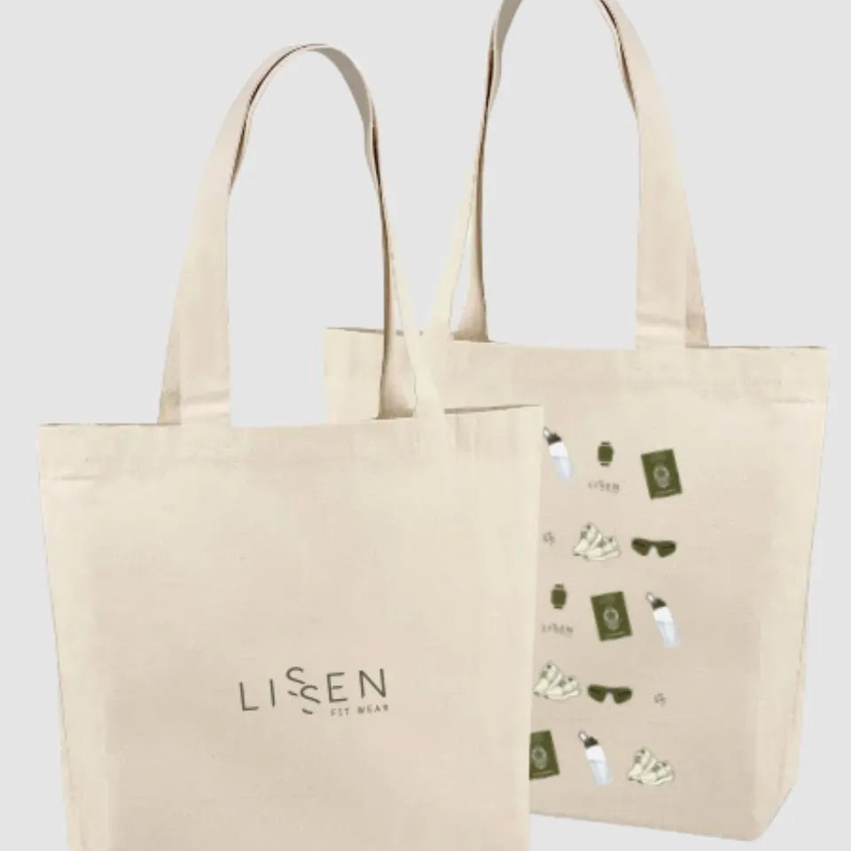 Ecobag Personalizada 100% algodão (280 g/m²) com bolso interno