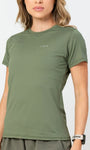 Blusa feminina manga curta antiodor Proteção UV 50+