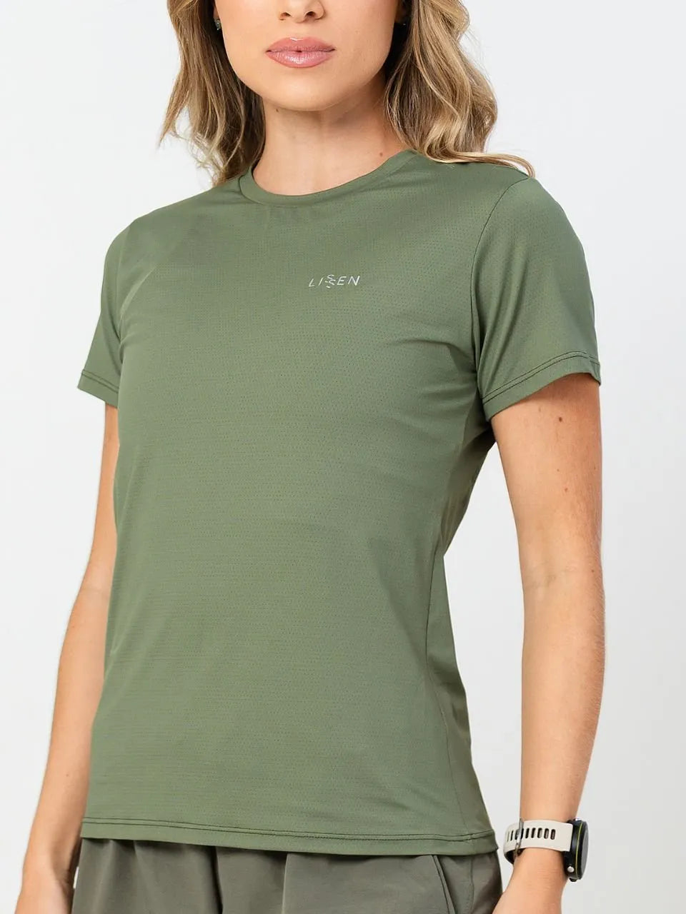 Blusa feminina manga curta antiodor Proteção UV 50+