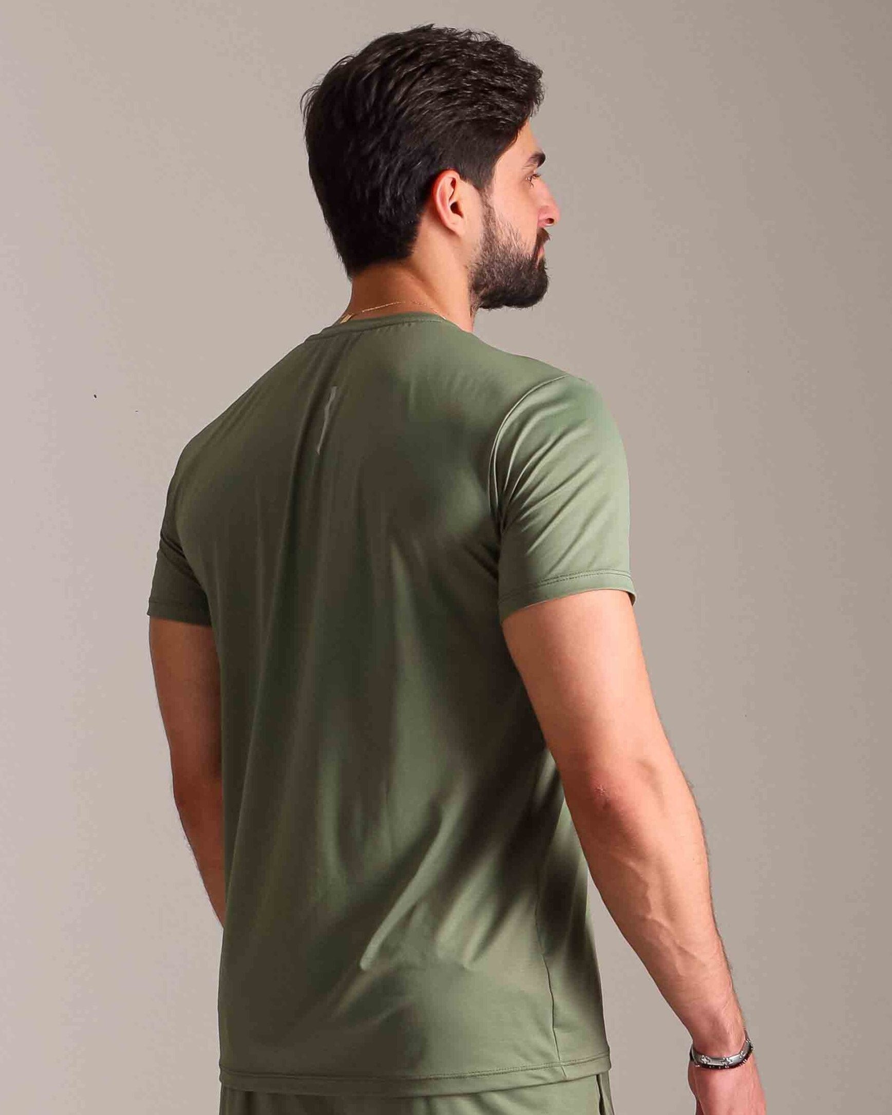 Camiseta masculina manga curta Proteção UV