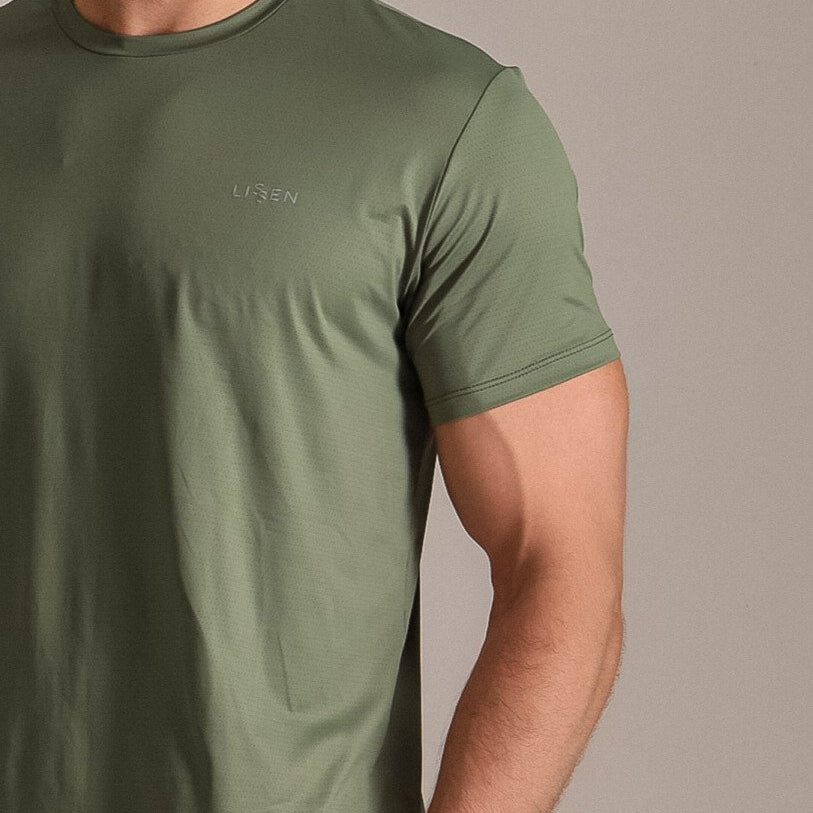 Camiseta masculina manga curta Proteção UV