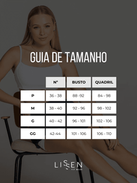 Legging Cós Alto 2 Bolsos Laterais – Malha Dupla