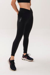Legging Cós Alto Cruzado Alta Compressão com Bolsos Laterais – Tecnologia Emana®
