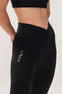 Legging Cós Alto Cruzado Alta Compressão com Bolsos Laterais – Tecnologia Emana®